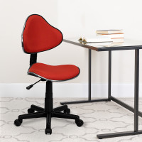 Flash Furniture Red Fabric Ergonomic Task Chair BT-699-RED-GG